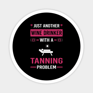 Wine Drinker Tanning Magnet